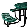 Global Industrial 46" Round Picnic Table, Expanded Metal, Green (277150GN)~#|#~312331A8-FA90-417F-B4FBA6090467D586_sc7