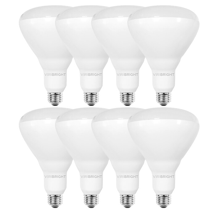 Viribright BR40 16 Watts Warm White LED Flood & Spot Bulb, 8/Box