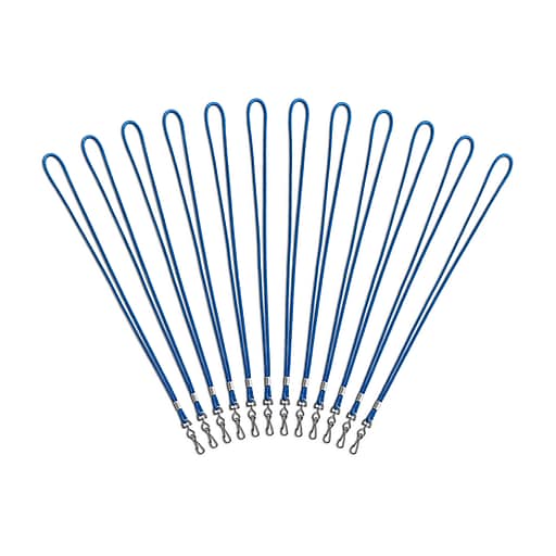 Staples Lanyards with Swivel Clip, 36