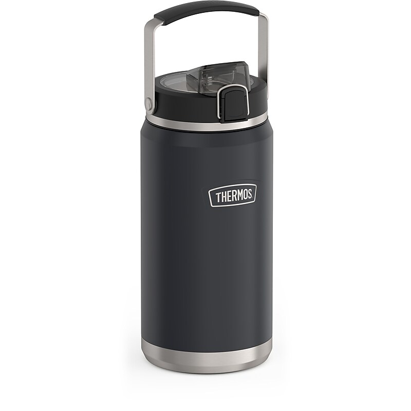 Thermos Icon Stainless Steel Vacuum Insulated Water Bottle, 64 oz., Granite (EAIS2402GT4) image 1