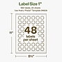 Avery Hemp Wraparound Band Laser/Inkjet Multipurpose Labels, 1.5" x 3.5", Off-White (200/Pack)~#|#~3127F069-CAE4-4C17-94E28C65D83FF5C8_sc7