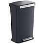 iTouchless SoftStep Plastic Step Trash Can, 13.2 Gallon, Black (PL13BBP)~#|#~31287CDB-4119-47A7-AB85991AED2D8605_sc7