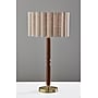Adesso Laine 27.5"H Incandescent Table Lamp, Antique Brass/Walnut/Beige (4343-15)~#|#~31329298-2962-4BCC-98DB4D5F58F50289_sc7