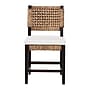 bali & pari Alise Bohemian Natural Seagrass Dining Chair, Natural/Dark Brown (228-13102-HiT)~#|#~313400C4-6710-44D8-A4E2E5A6B7892D00_sc7