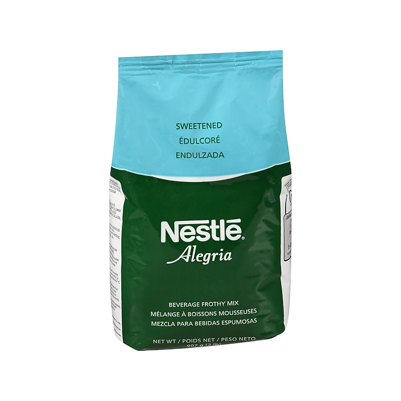 Nescafe Alegria Sweetened Beverage Frothy Mix, 32 oz., 8/Carton (11000339) image 1