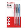 Staples Ballpoint Pen, Medium Point, 1.0mm, Assorted Ink, 60/Pack (ST54994)~#|#~313B5459-52F4-4724-969CDE0291DC292F_sc7