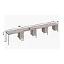 Boss Office Products Simple System 66"W Desk with Pedestal, White, 4/Set (SGSD010-102-WT)~#|#~3140AEB8-23D3-4BE2-B0FC2032ADF8D3D6_sc7