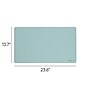 Smead Small Vegan Leather Anti-Slip Desk Pad, 23.6" x 13.7", Light Blue (64840)~#|#~3147E699-622E-458C-9DA7F6C3D8B50507_sc7