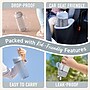 bentgo Plastic Water Bottle, 15 oz., Silver Glitter (BGKDWB1-SL)~#|#~314ADA54-4F83-45D6-9F75EDEDF0E47AE6_sc7