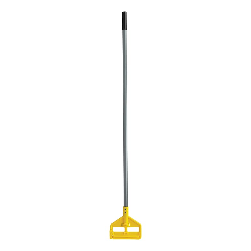 Rubbermaid 54" Fiberglass Wet Mop Handle, Gray/Yellow (FGH145000000) image 1