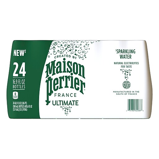Maison Perrier Sparkling Water, 16.9 oz., 24 Bottles/Carton