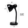 Creekwood Home Essentix Flexible Gooseneck LED Desk Lamp, 14.25", Black Metal (CWD-1000-BK)~#|#~314EFEFA-4105-4DB4-9989A819276ACD1A_sc7