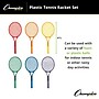 Champion Sports Plastic Tennis Racket Set, Assorted Colors (CHSJTRSET)~#|#~315D09F7-5373-42E2-AAA680C4AEB415F2_sc7