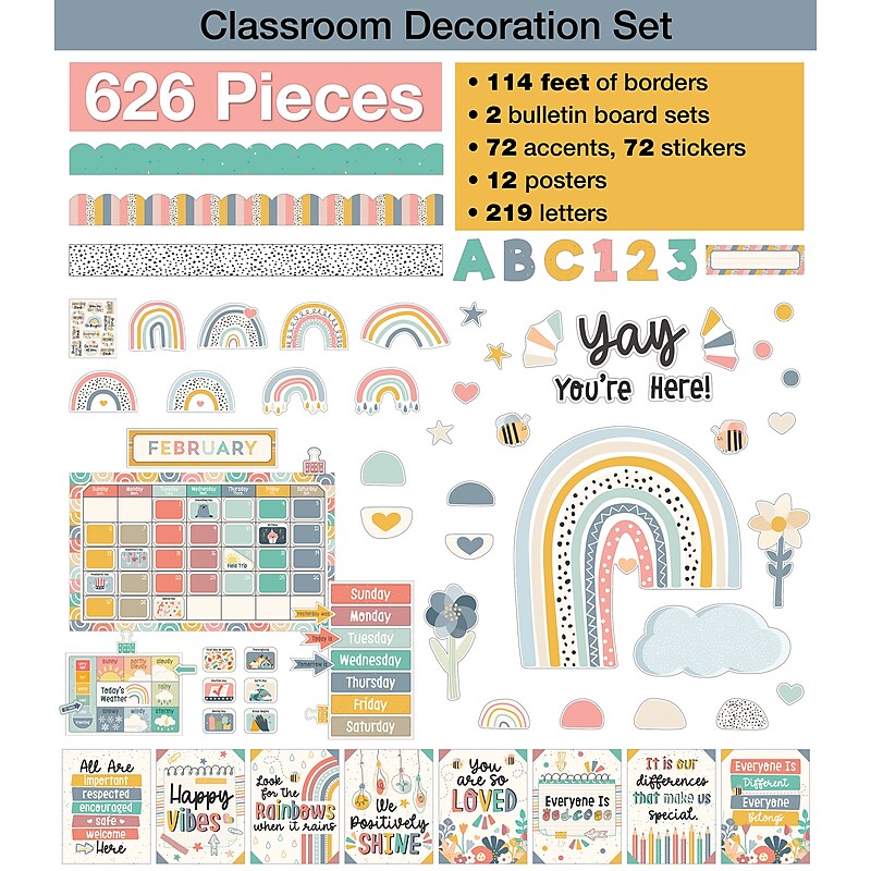 Carson Dellosa We Belong Classroom Decor Bundle, 626 Piece/Set (145343) image 1