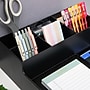 Mind Reader Plastic Utensil Napkin & Plate Holder, Silverware Organizer, Serving Tray, Black (PSNAPUT-BLK)~#|#~315F4D5D-6A7F-46A3-9A34C2256D1F37F8_sc7