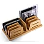 Officemate Bamboo Desk Accessories 9-Compartment Stackable Wood Desk Organizer,  Natural Wood Grain (71003)~#|#~3161BCF7-D1B5-4036-9BBA23726246E53C_sc7