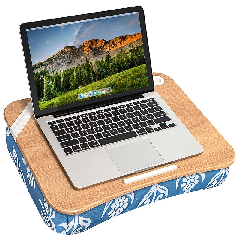 LapGear Designer 17.3" x 13.3" x 2.8" Lap Desk, Floral Block Print (45414) image 1