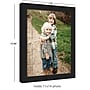 Amanti Art Brushed Metallic Black Narrow 11" x 14" Polystyrene Picture Frame, Black (A42678297040)~#|#~31667E42-9200-43A0-B6F99B26FFBFF044_sc7