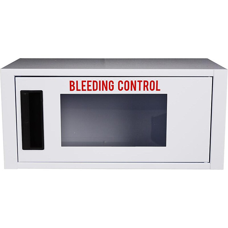 First Aid Only Bleeding Control Empty Multi Victim Cabinet, with Alarm, Small (91544) image 1