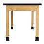 Diversified Woodcrafts School Classroom Rectangular Science Lab Table, 60" x 30", Oak (P7142BK30N)~#|#~316BABA1-B639-4085-9ADC9597E85B006E_sc7