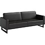 Safco Mirella 77" Vinyl Lounge Sofa, Black (1730MRL2BLKBL)~#|#~316CE245-877D-40C1-B939BCB1A94968B7_sc7