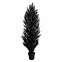 Nearly Natural UV Resistant Artificial Halloween Black Cedar Tree, 4' (T5144)~#|#~316DFF0E-19FB-4558-90AB64497A849672_sc7