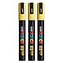 POSCA PC-5M Water Based Paint Marker, Medium Bullet Tip, Yellow, 3/Pack (UBCPC5MYELLOW-3)~#|#~316F41F1-2000-40E7-991FD0D943ECD9CF_sc7