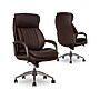 La-Z-Boy Nova Ergonomic Polyurethane Swivel Executive Chair, Brown (52372-BRN)~#|#~3174A844-9163-4CAA-939ABEBBA466A1B4_sc7