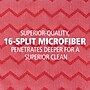 Rubbermaid HYGEN Microfiber Cleaning Rags, 16" x 16", Red, 12 Rags/Pack (FGQ62000RD00)~#|#~31755421-2DED-49D1-8B6C16AFCE5938D0_sc7