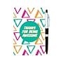 Baudville Colorific Value Thanks for Being Awesome Journal with Pen, 4" x 6", Ruled, Multicolor, 5/Pack (94105P5)~#|#~3176396D-B0BE-4240-82FA8F3E10880308_sc7