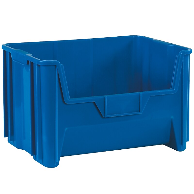 Quill Brand Giant Storage Bins, Blue, 3/Carton (BING110) image 1