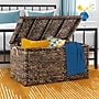 ClickDecor Farmhouse Storage Trunk, Black Washed Wicker (FUCN10054A)~#|#~3179B872-121F-4152-8998A554F3F0CF64_sc7