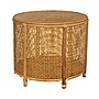 Storied Home Bamboo and Rattan Round Accent Storage Table, Natural (EC1674)~#|#~317BF96F-BE81-49AC-B511C3D5FDDA0A0F_sc7