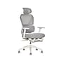 Sharper Image S-850 Heated Ergonomic Mesh Swivel Executive Massage Chair, Light Gray/White (60106-LGRYWHT)~#|#~317D8EAF-26D1-4223-87E15F5D92F42207_sc7
