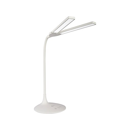 OttLite Pivot LED Desk Lamp, 26", White (CSN5900C) Staples