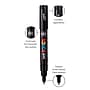 POSCA PC-1M Water Based Paint Marker, Extra Fine Bullet Tip, Black, 3/Pack (UBCPC1MBLACK-3)~#|#~31940F2E-8FE2-45CA-85094717499F6A82_sc7