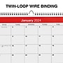 2024 Staples 15" x 12" Wall Calendar, Red/White (ST52080-24)~#|#~31981219-9A5F-4378-92BEEBD1E01D7E9A_sc7