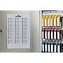 Durable Stylish Brushed Aluminum 36 Key Cabinet System, Gray (1952-23)~#|#~319A3ACE-7718-4FEC-BED9897172651066_sc7