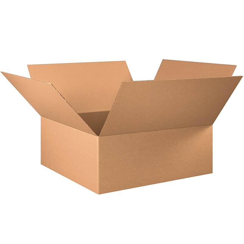 30" x 30" x 12" Shipping Boxes, 32 ECT, Brown, 10/Bundle (303012) image 1