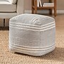 Anji Mountain Summit Stone Fabric Square Pouf Ottoman (AMBPF174-1616)~#|#~319CCA44-1528-47A4-9B54ACB0A3763C84_sc7