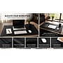 SUM Anti-Slip Faux leather Desk Pad with Side Rail, 34.5" x 24", Black (OSKDPD001)~#|#~31A1B9DC-2B11-420A-A38F6C4041B253D9_sc7