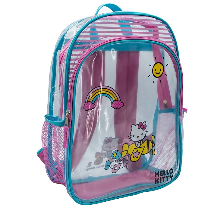 hello kitty backpack id Face Pass Case & Pouch it helps you effortlessly passes through ticket gates Clear Hello Kitty Backpack