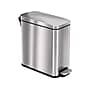 HLS Commercial Stainless Steel Step Trash Can with Hinged Lid, 3-Gallon, Silver (HLSS03RFR)~#|#~31AF761D-B589-400B-855D5FFEC98B6CFF_sc7