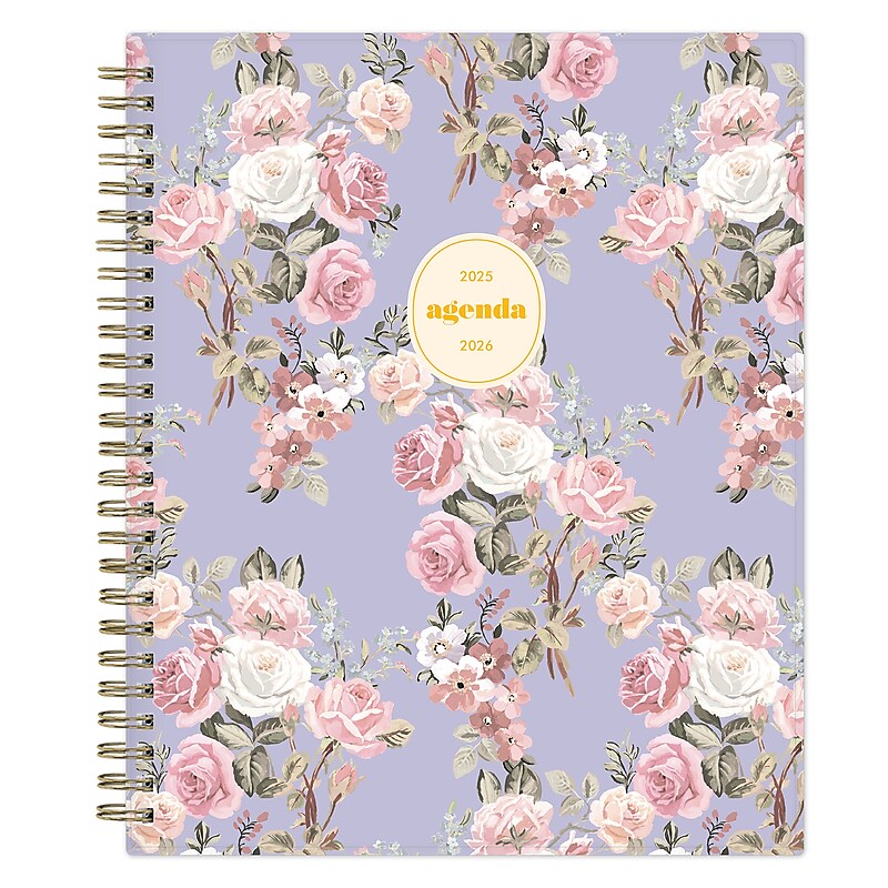 2025-2026 Blue Sky Sincerely Jules Scarletta 11" x 9" Academic Weekly & Monthly Planner, Plastic Cover, Multicolored image 1