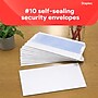 Staples Self Seal Security Tinted #10 Business Envelopes, 4 1/8" x 9 1/2", White, 500/Box (ST511289-CC)~#|#~31B0C6F7-91DE-4E95-A11E3670DC5F2DD8_sc7