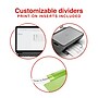 Staples Large Tab Plastic Two-Pocket Insertable Dividers, 8-Tab, Multicolor (ST62971)~#|#~31B1CDBF-31BB-47DB-991DDF696709EA81_sc7