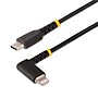 StarTech.com 6.6ft USB-C to Lightning Cable, Charge/Sync, Right-Angled Lightning, Black (RUSB2CLTMM2MR)~#|#~31B69A76-F4C7-4CD9-943856601DBACF3C_sc7