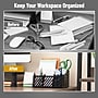 Mind Reader 5-Compartment Metal Desk Organizer, Black (MOSORG-BLK)~#|#~31B7B28B-9050-40F6-B7C3EE6FF42A4B43_sc7
