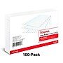 Staples™ 4" x 6" Index Cards, Lined, White, 100/Pack (TR50985)~#|#~31B8D8F5-33EB-4FEB-99A9C2F5448667A8_sc7