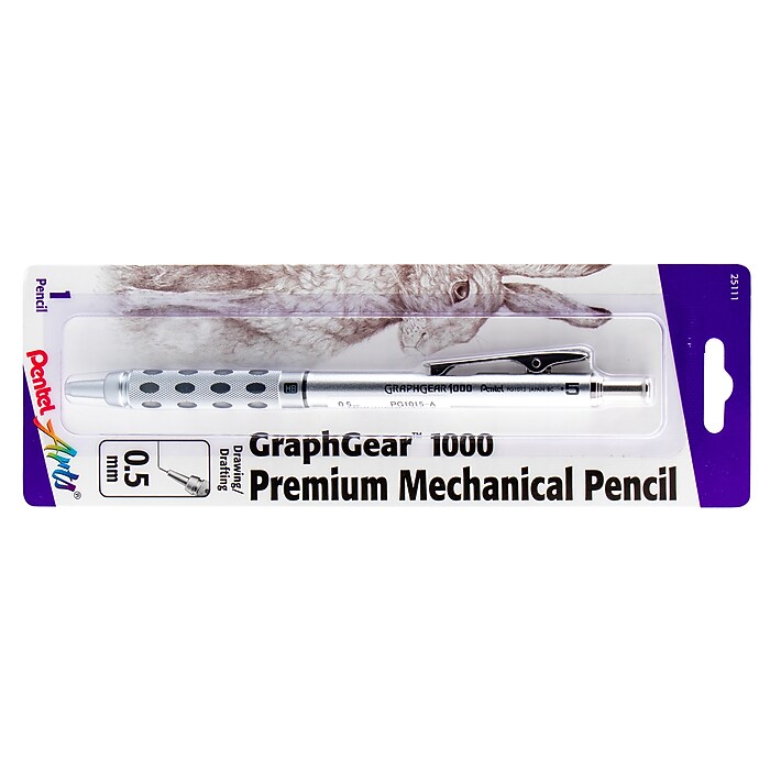 Pentel GraphGear 1000 Mechanical Pencil, 0.5mm, #2 Hard Lead